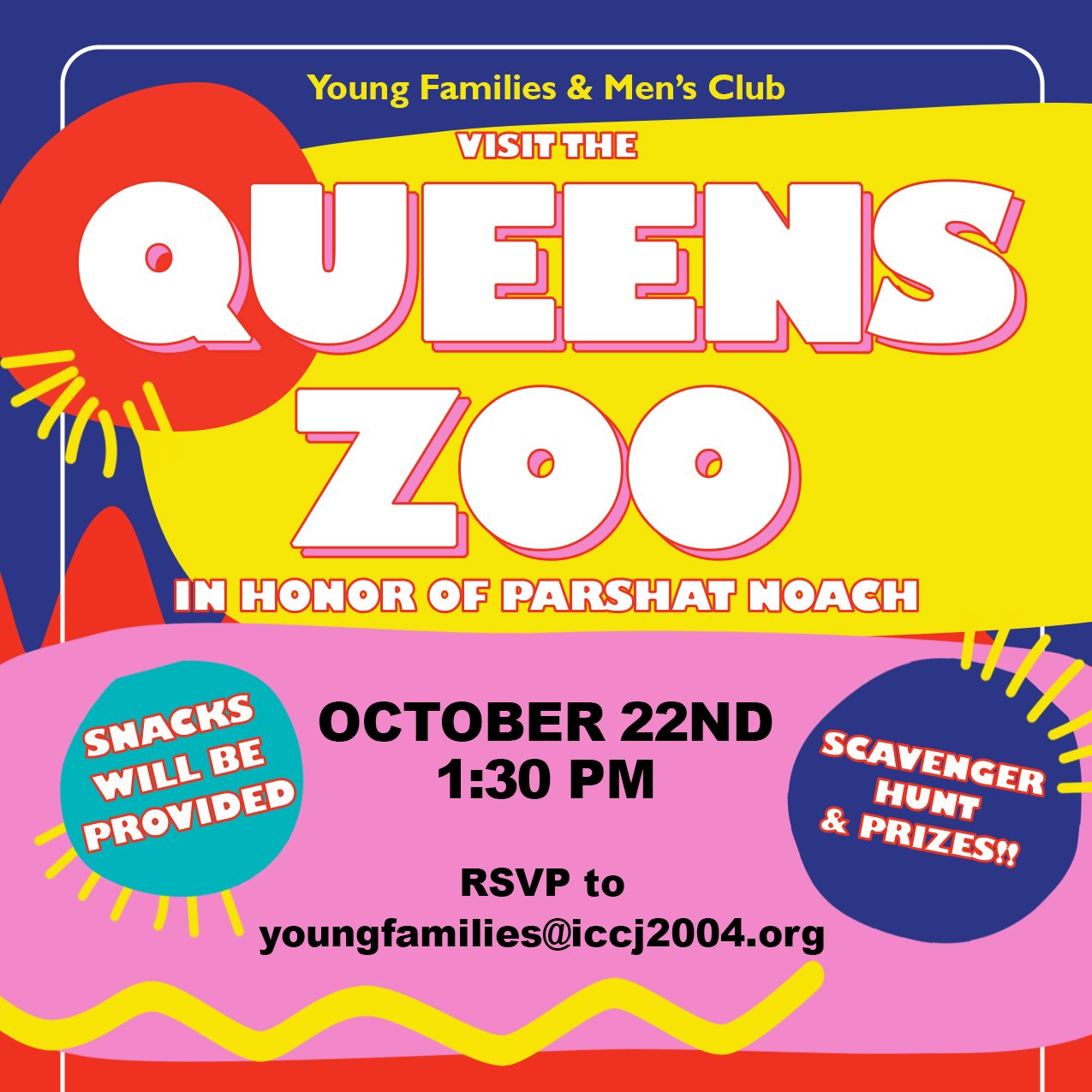Visit to Queens Zoo with Young Families & Men's Club