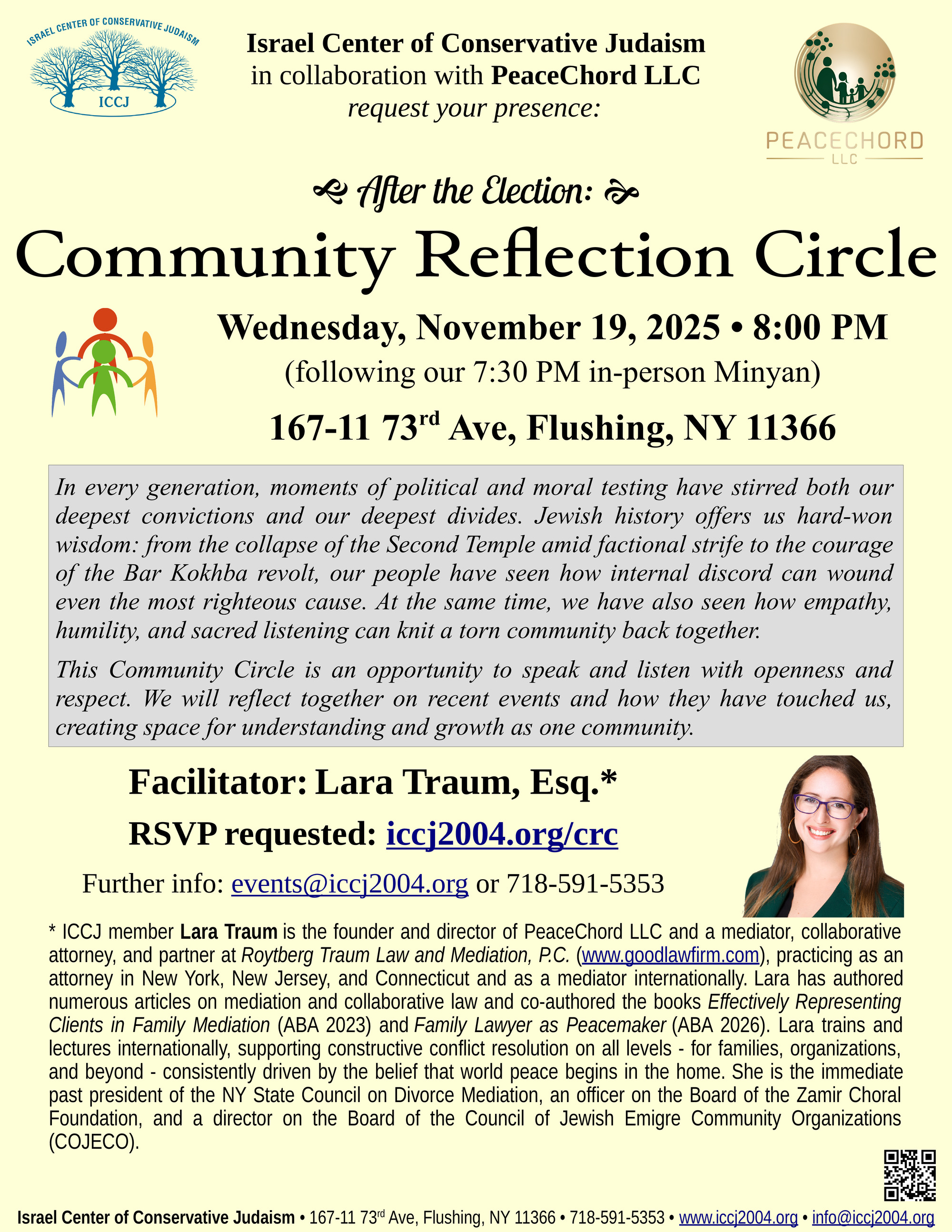 Community Reflection Circle, after the election, Nov 19 at 8 PM