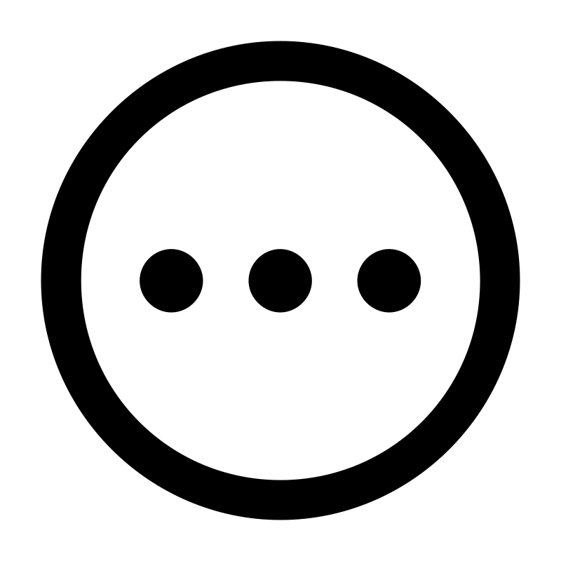 ellipsis inside a circle icon